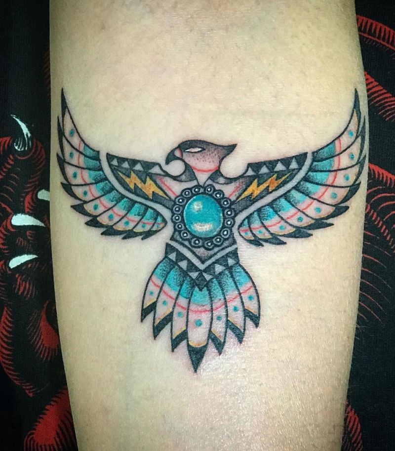 30 Pretty Thunderbird Tattoos to Inspire You