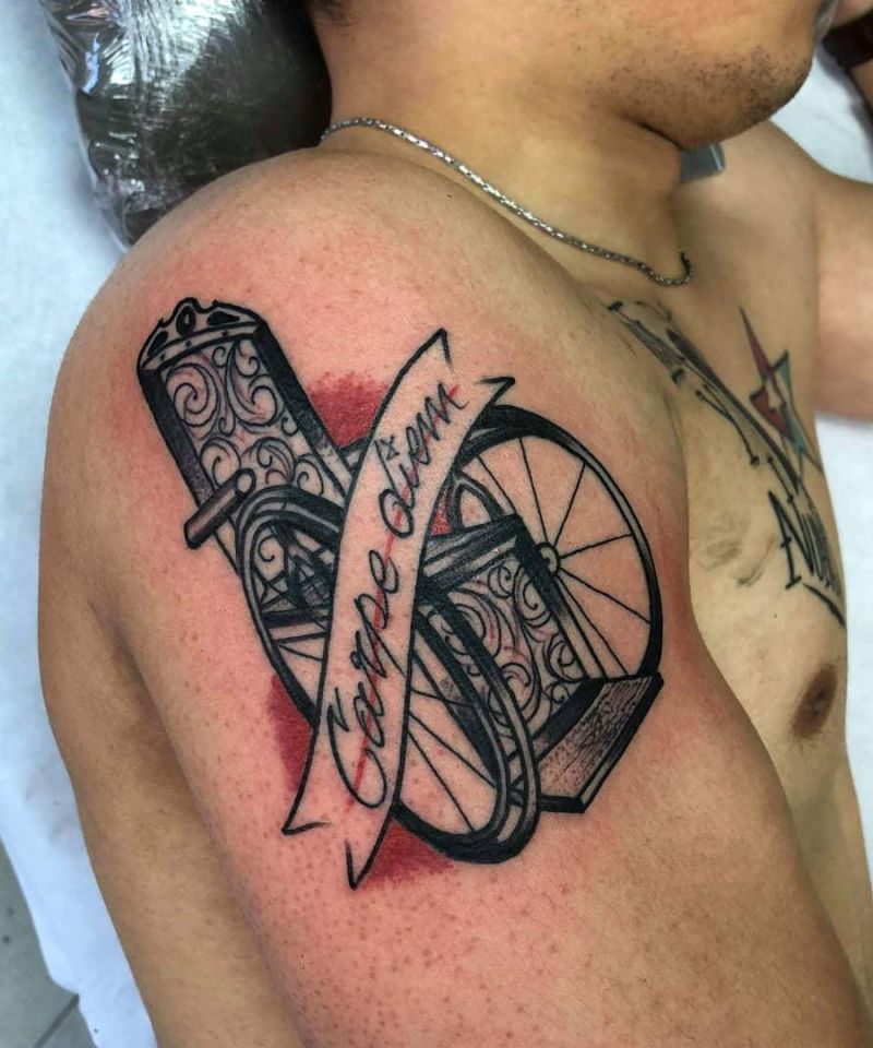 30 Unique Wheel Chair Tattoos You Must Try