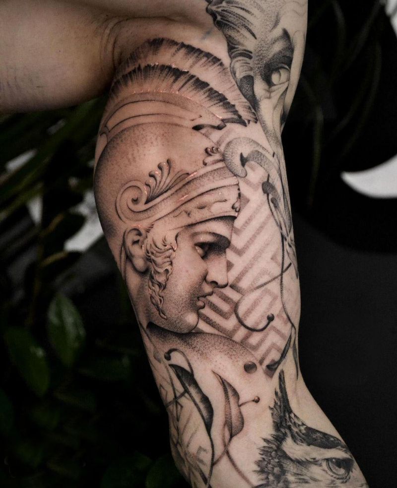 30 Gorgeous Achilles Tattoos to Inspire You