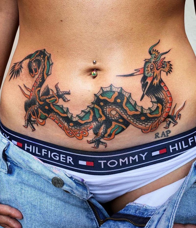 30 Pretty Belly Tattoos Make You Beautiful