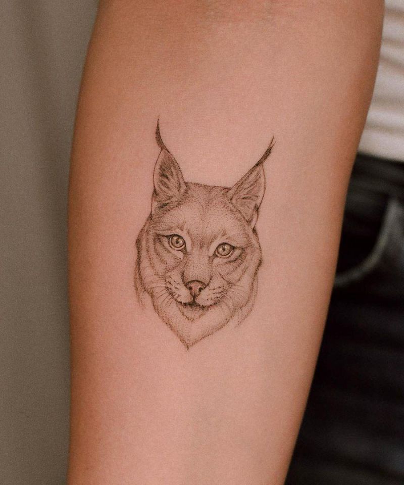 30 Gorgeous Bobcat Tattoos for Your Inspiration