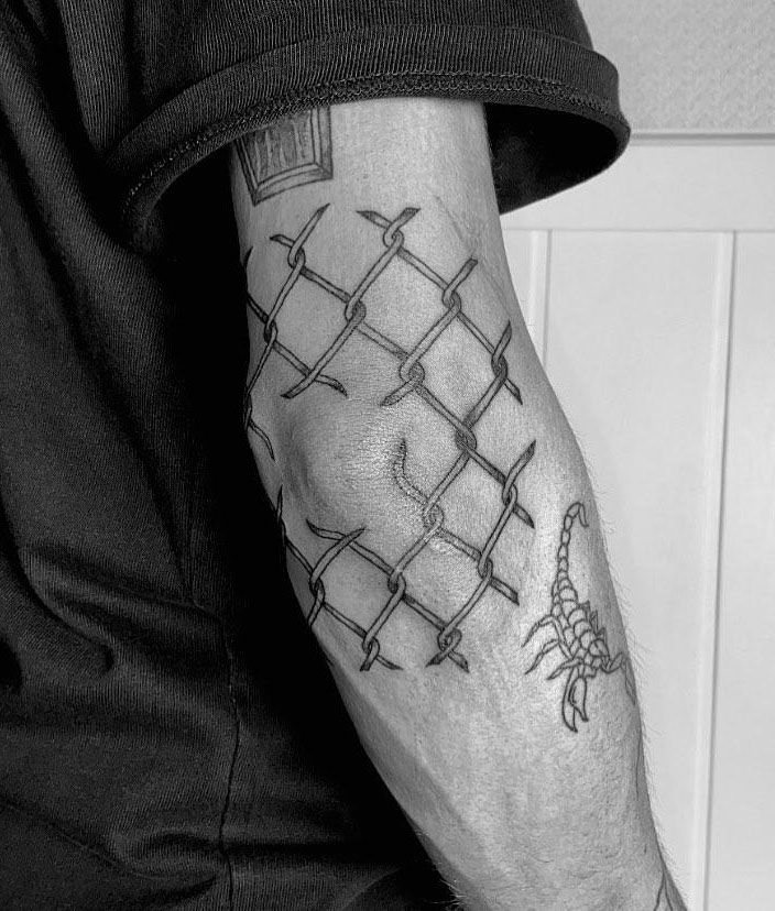 30 Unique Fence Tattoos You Must Try