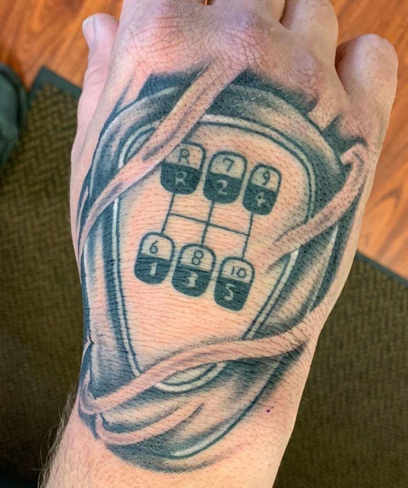 30 Gorgeous Gear Shift Tattoos to Inspire You