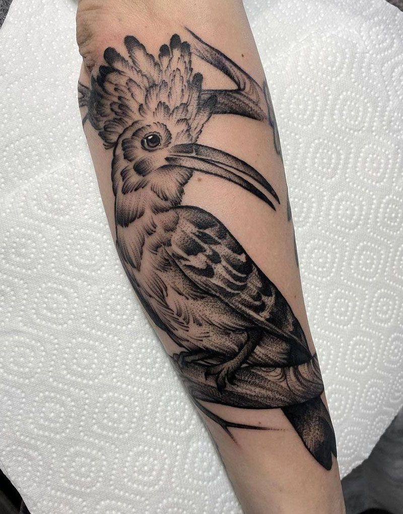 30 Pretty Hoopoe Tattoos You Must Try