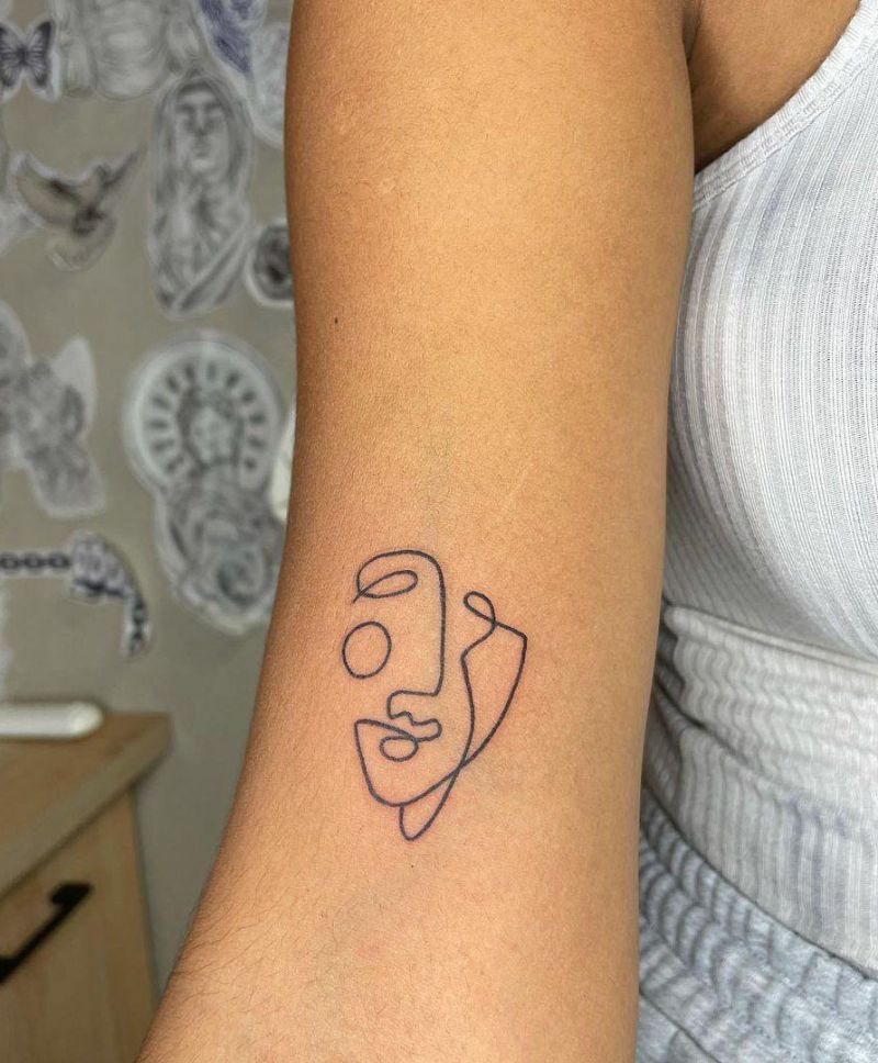 30 Incredible Line Tattoos You Can Copy