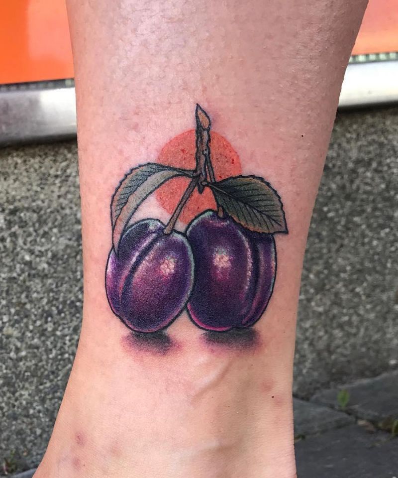 30 Pretty Plum Tattoos You Can Copy