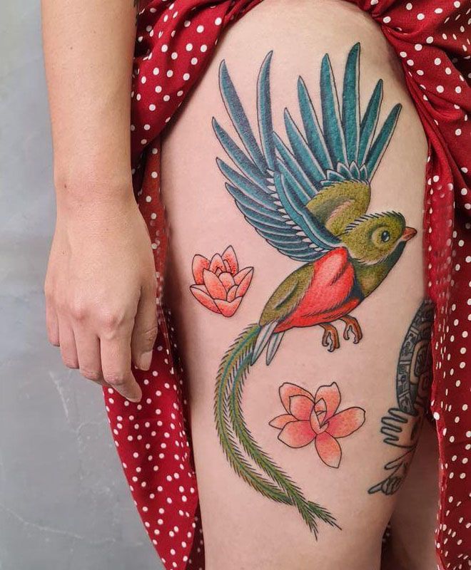 30 Pretty Quetzal Tattoos You Will Love