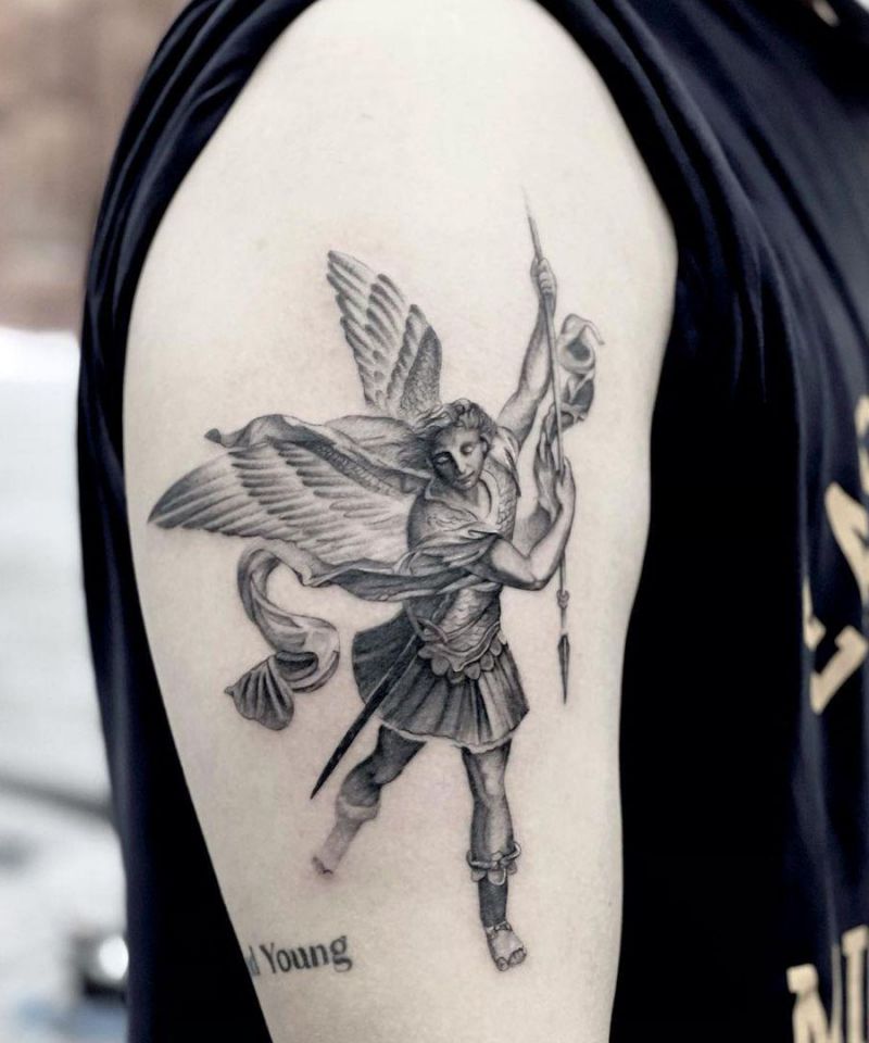 30 Pretty Saint Tattoos You Will Love