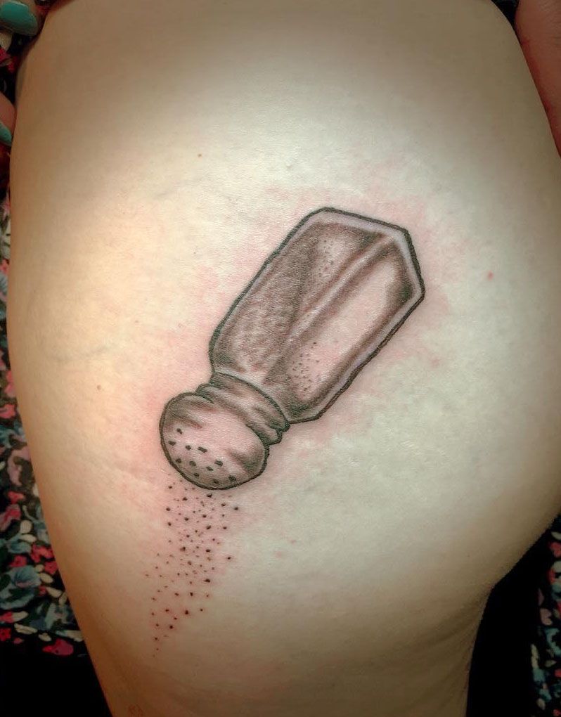 30 Unique Salt Shaker Tattoos You Must Try