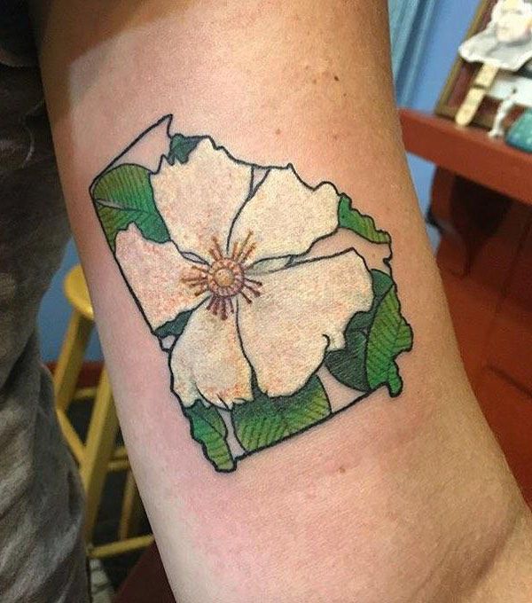 30 Pretty Cherokee Rose Tattoos You Will Love