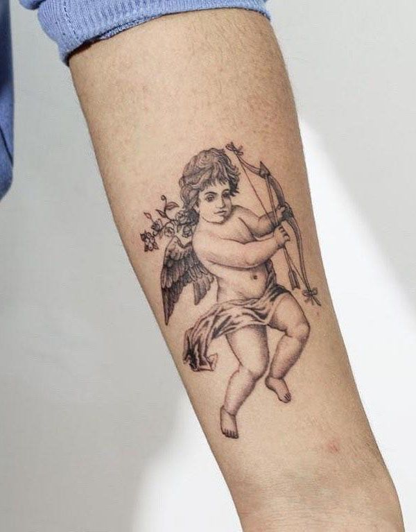 30 Pretty Cupid Tattoos You Must Try