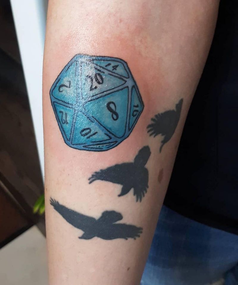 30 Pretty D20 Tattoos You Can Copy