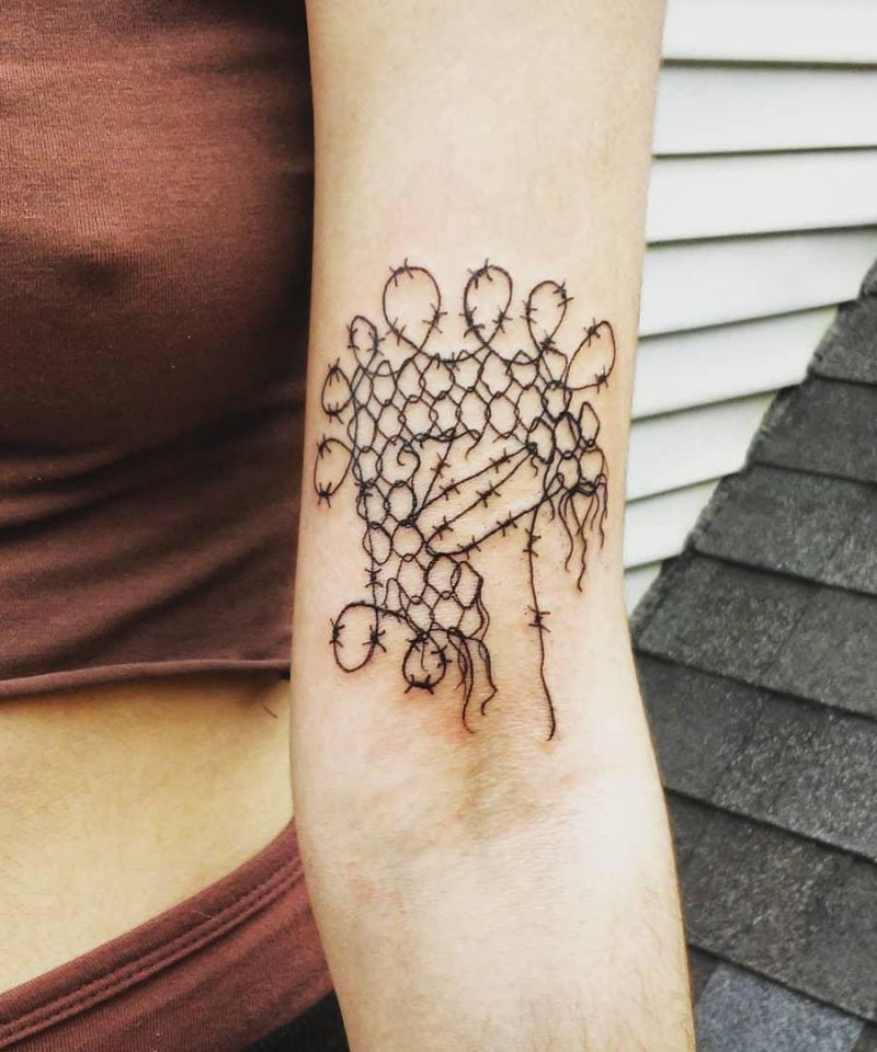 30 Unique Fence Tattoos You Must Try