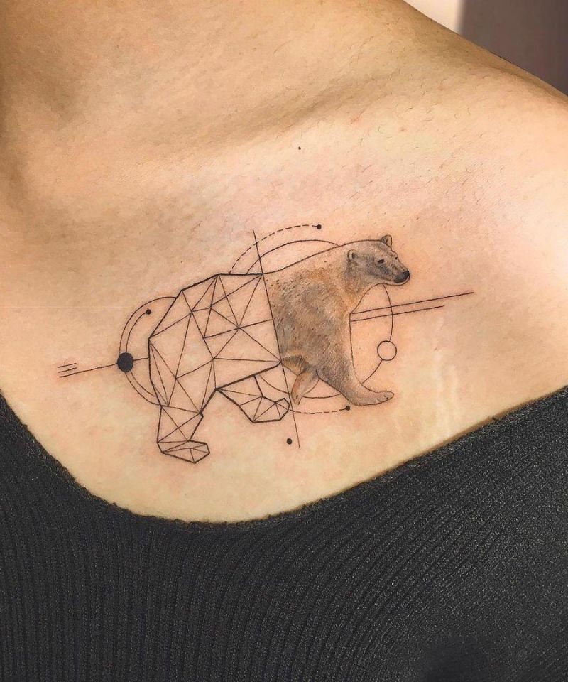 30 Gorgeous Polar Bear Tattoos to Inspire You