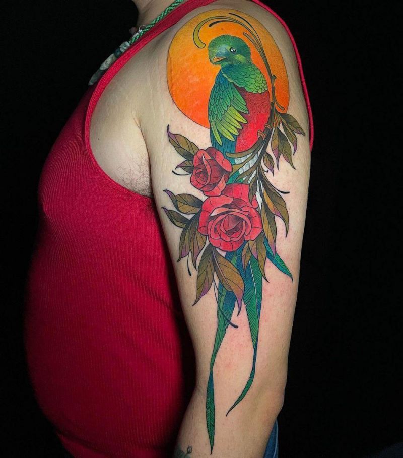 30 Pretty Quetzal Tattoos You Will Love