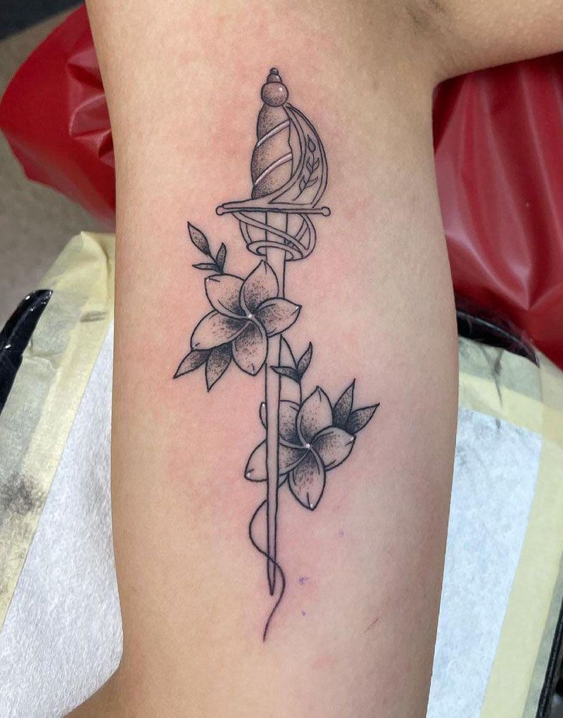 27 Pretty Rapier Tattoos You Must Try