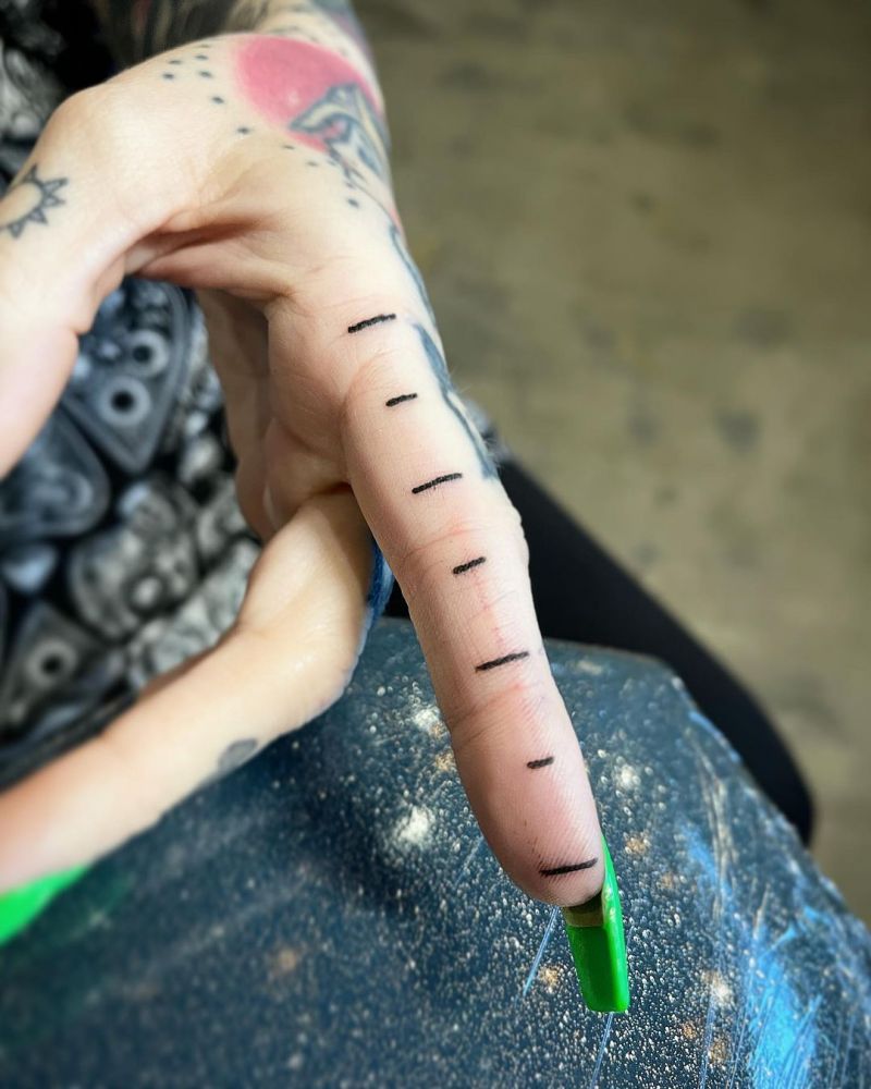 30 Pretty Ruler Tattoos You Will Love