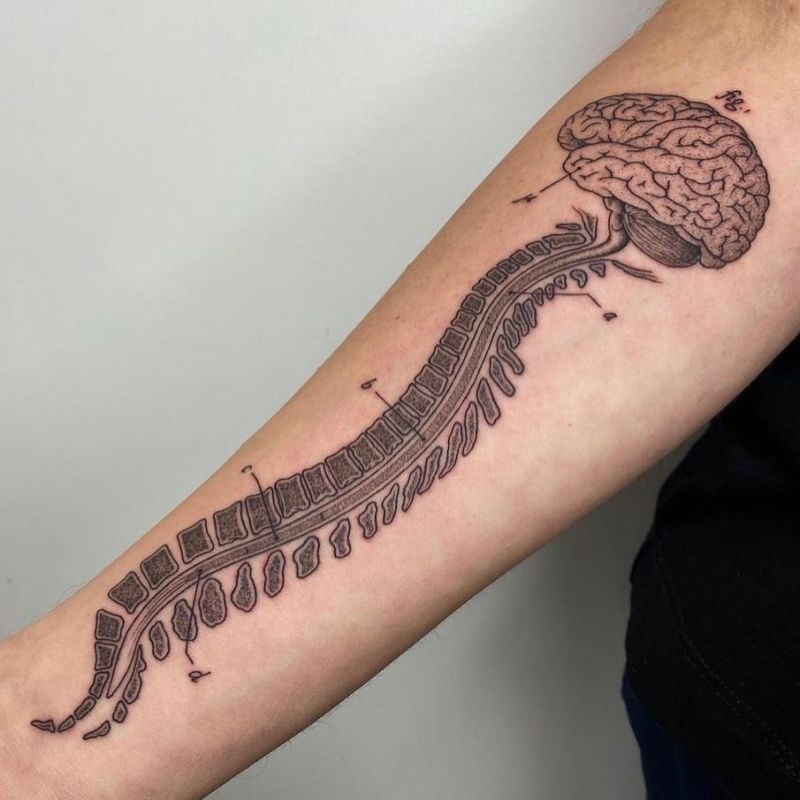 21 Gorgeous Spinal Cord Tattoos You Must Try