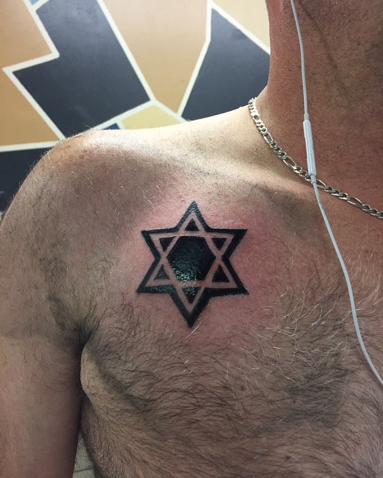 30 Pretty Star of David Tattoos You Must See