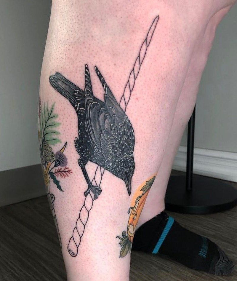 30 Pretty Starling Tattoos You Must Love