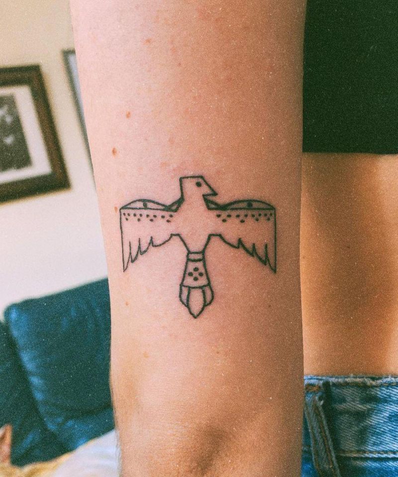 30 Pretty Thunderbird Tattoos to Inspire You