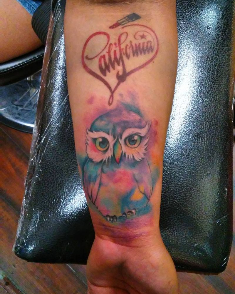 30 Cute Baby Owl Tattoos You Can Copy