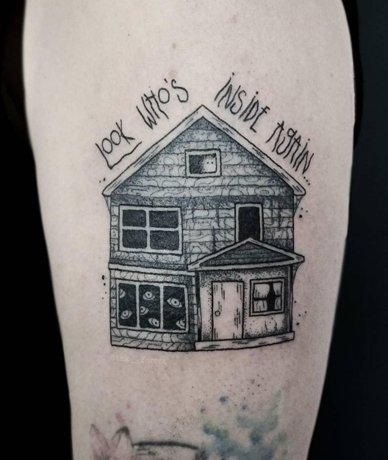 30 Pretty House Tattoos You Can Copy