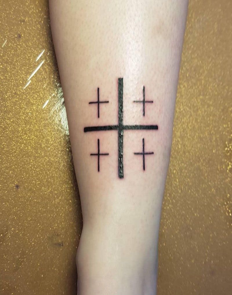 16 Gorgeous Jerusalem Cross Tattoos to Inspire You
