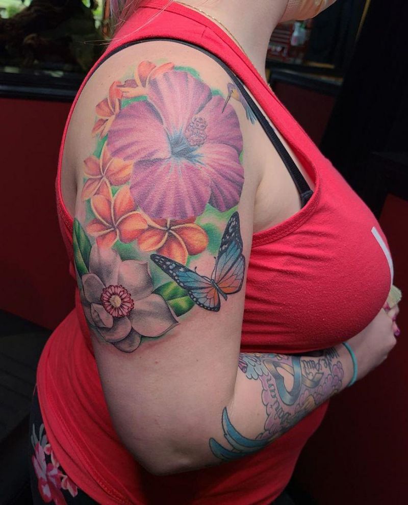 30 Amazing Plumeria Tattoos You Will Love