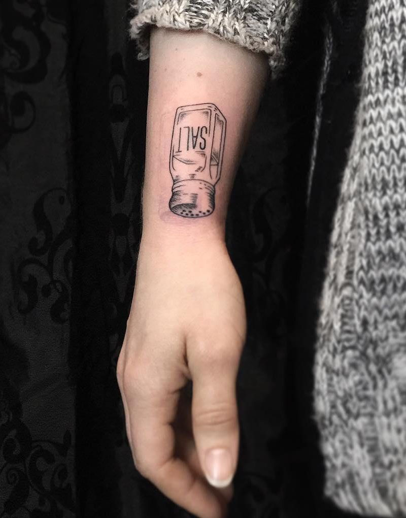 30 Unique Salt Shaker Tattoos You Must Try