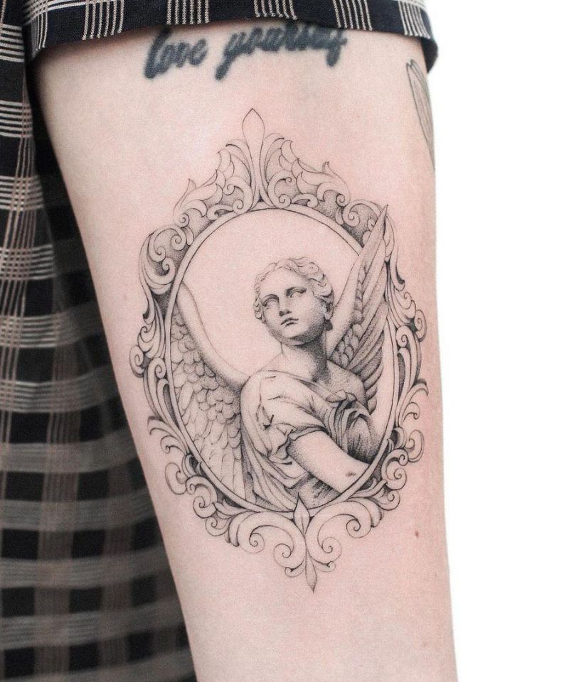 30 Pretty Statue Tattoos You Will Love