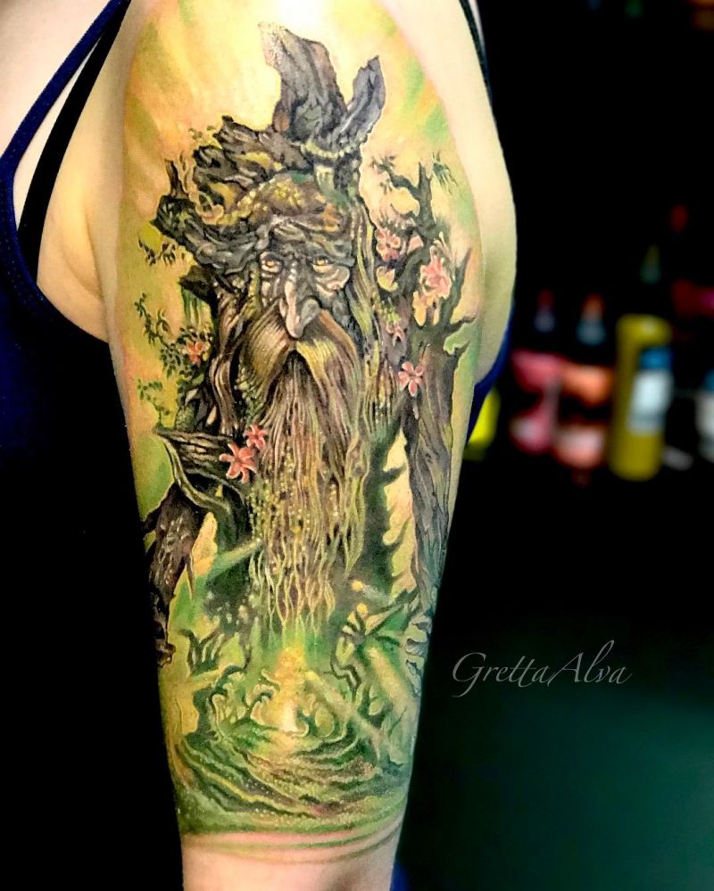 30 Gorgeous Treebeard Tattoos You Must See