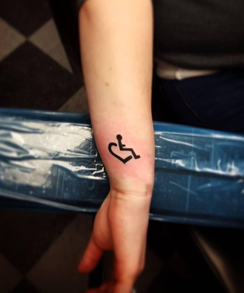 30 Unique Wheel Chair Tattoos You Must Try