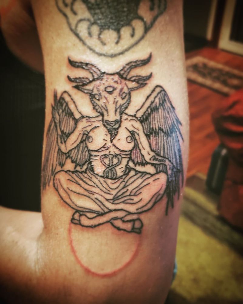 30 Pretty Baphomet Tattoos to Inspire You