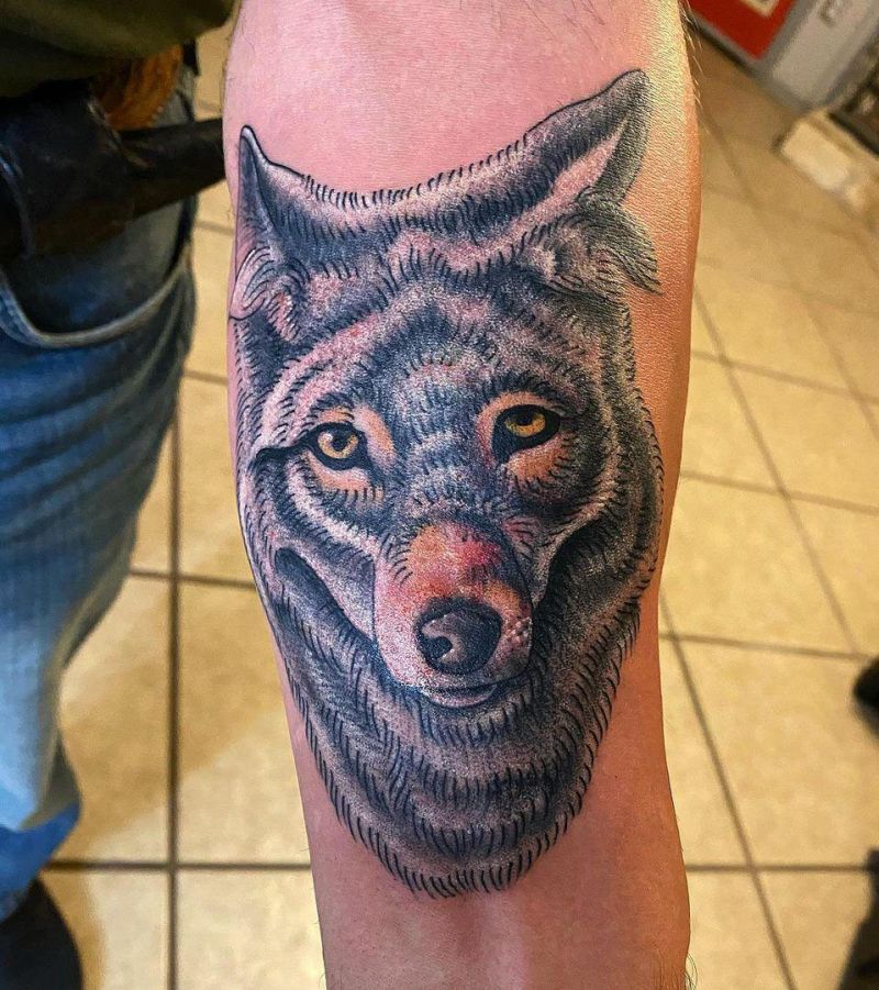 30 Gorgeous Coyote Tattoos You Must See