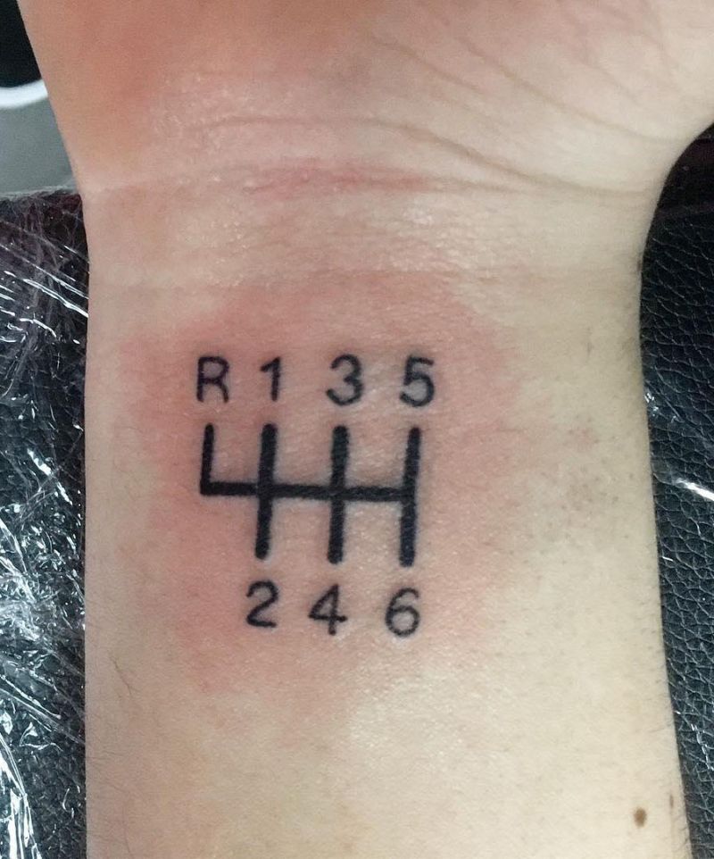 30 Gorgeous Gear Shift Tattoos to Inspire You