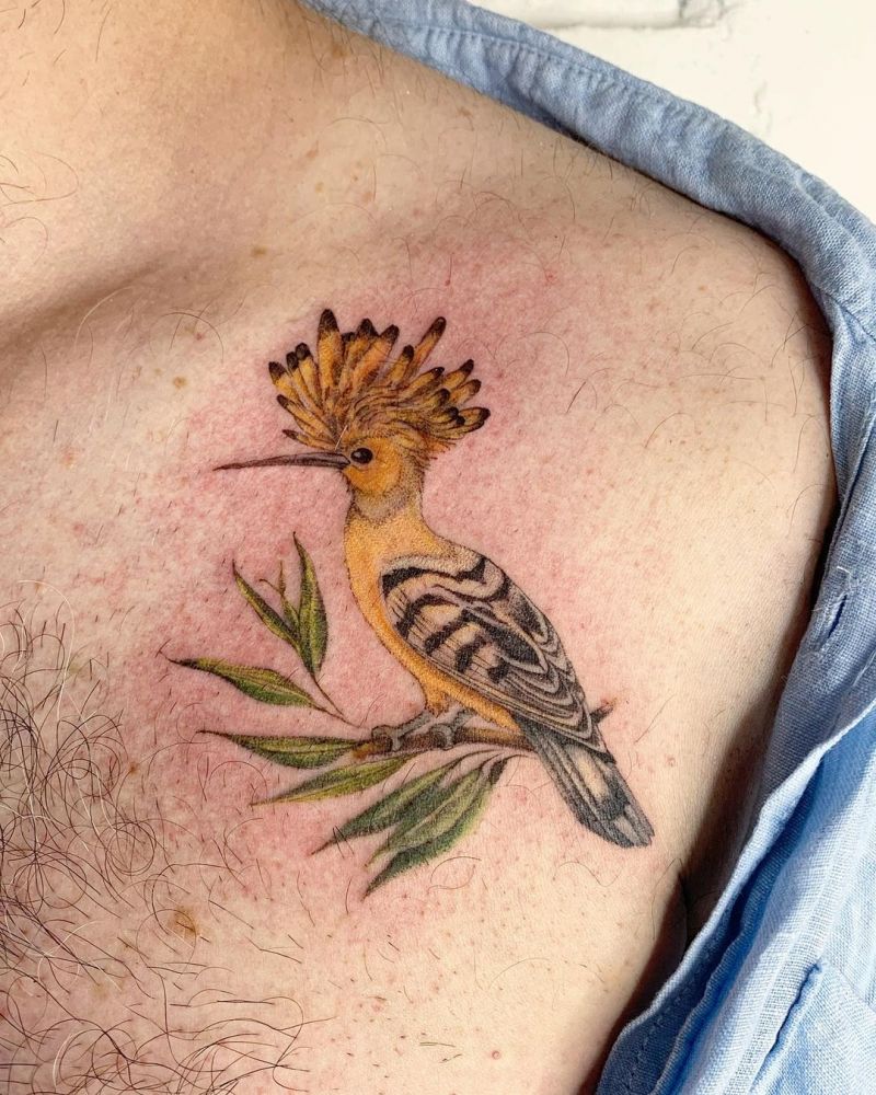 30 Pretty Hoopoe Tattoos You Must Try