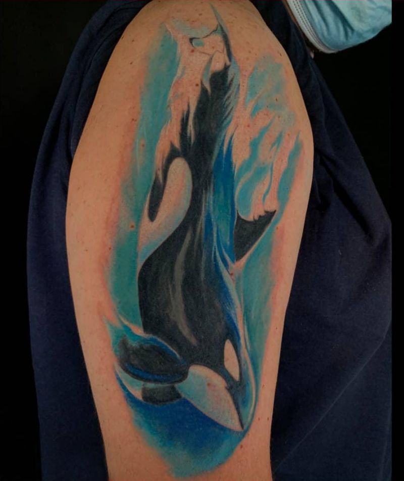 30 Pretty Killer Whale Tattoos You Will Love