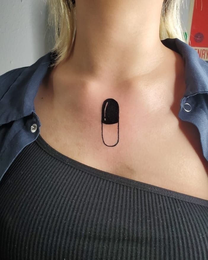 30 Unique Pill Tattoos to Inspire You