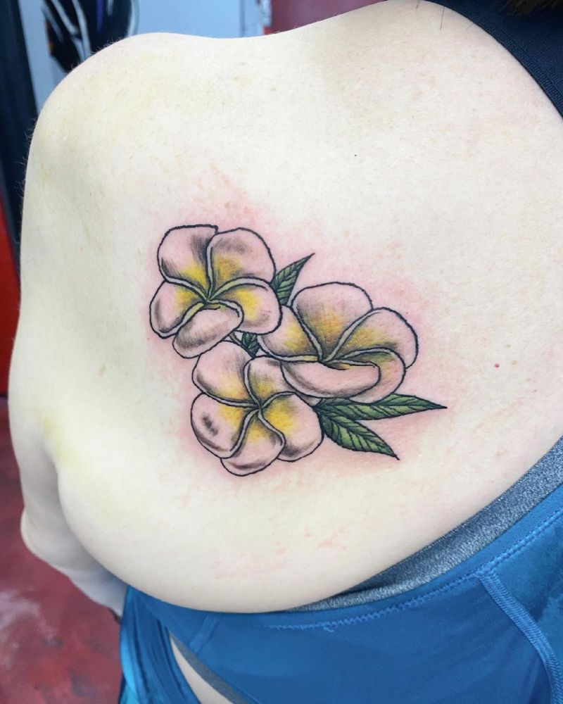 30 Amazing Plumeria Tattoos You Will Love