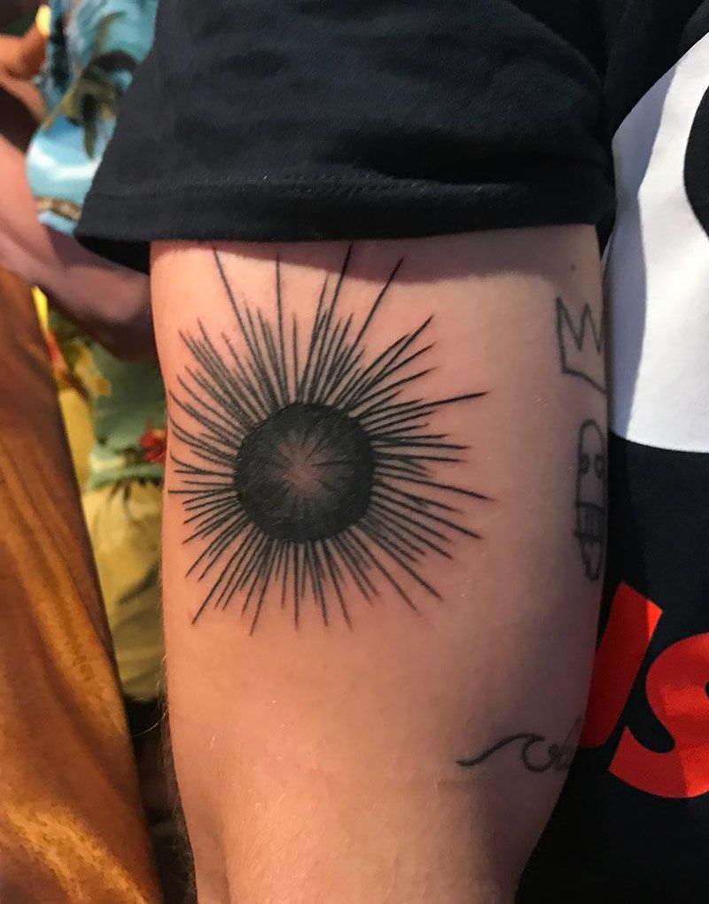 30 Pretty Sea Urchin Tattoos You Can Copy