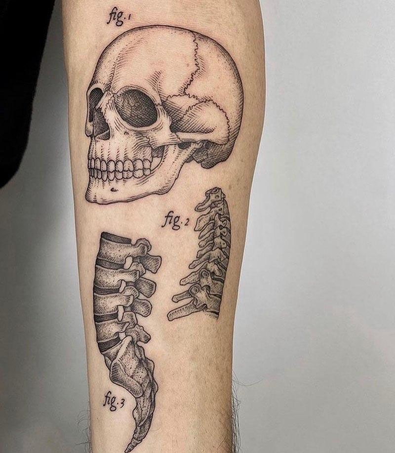 21 Gorgeous Spinal Cord Tattoos You Must Try