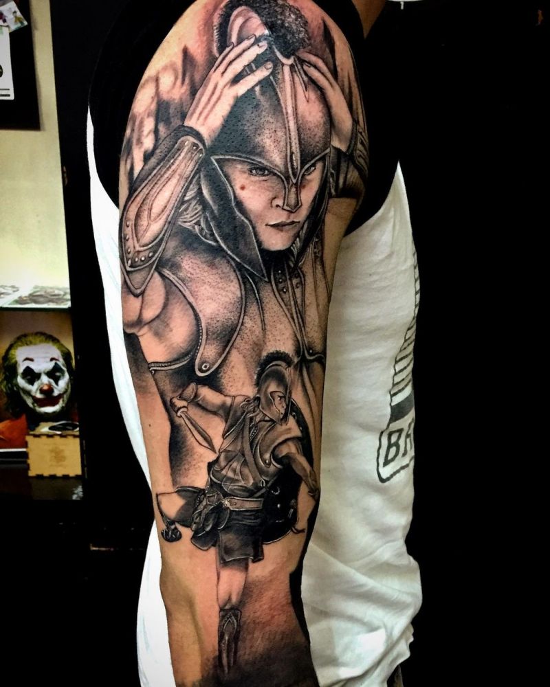 30 Gorgeous Achilles Tattoos to Inspire You