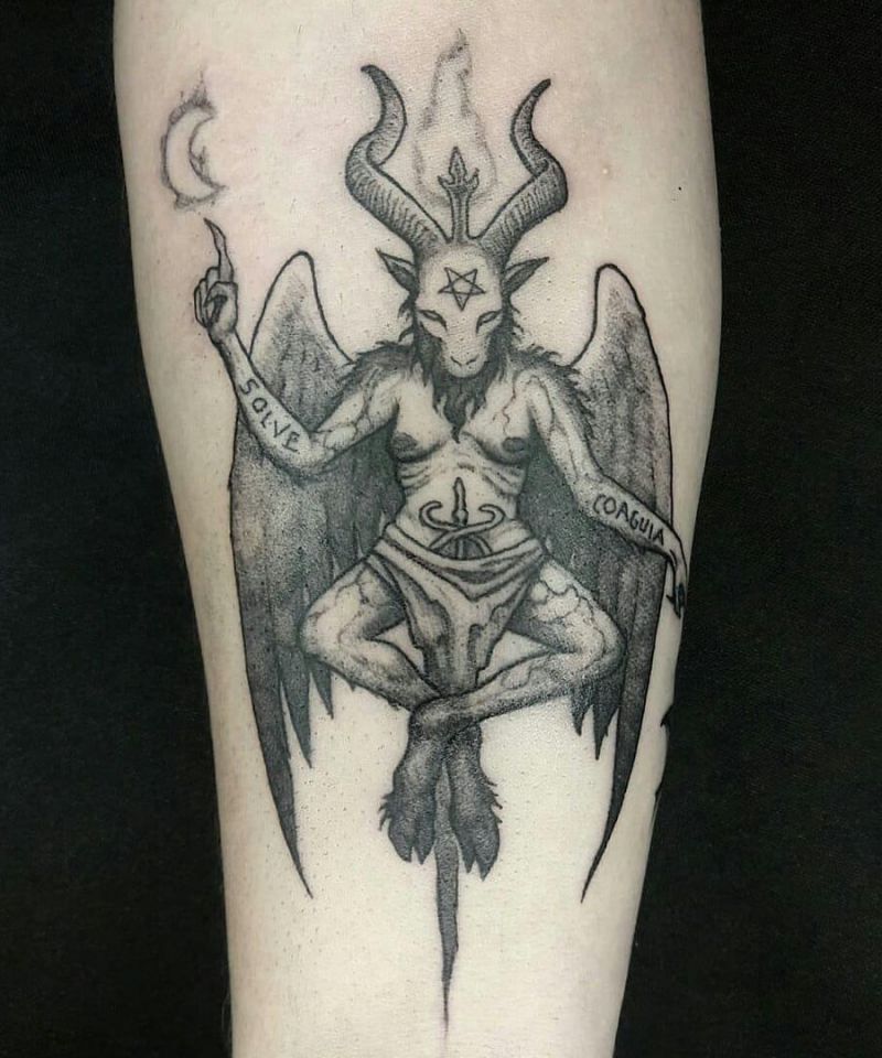 30 Pretty Baphomet Tattoos to Inspire You