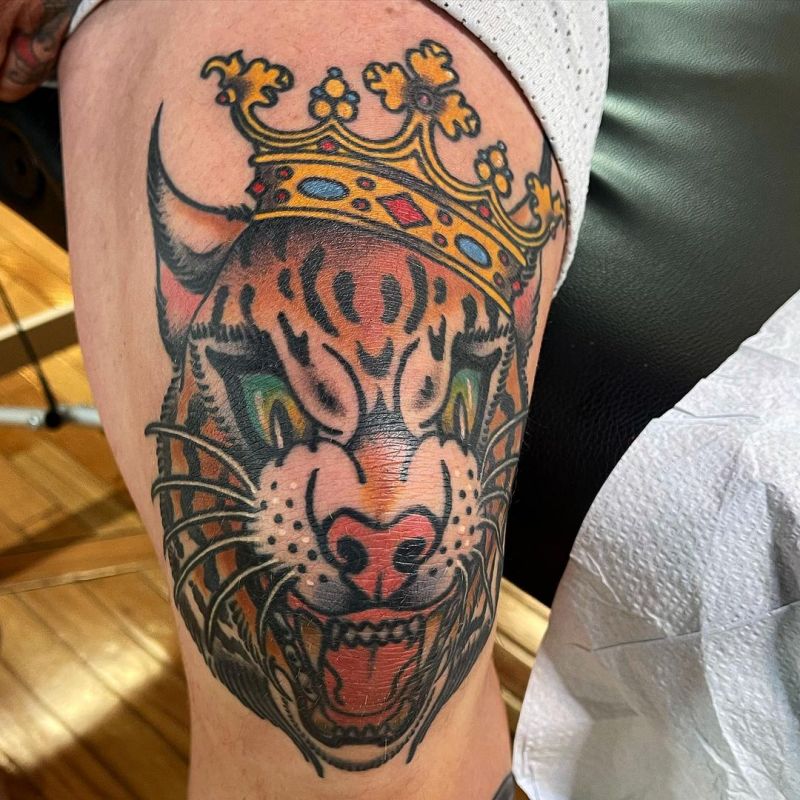 30 Gorgeous Bobcat Tattoos for Your Inspiration