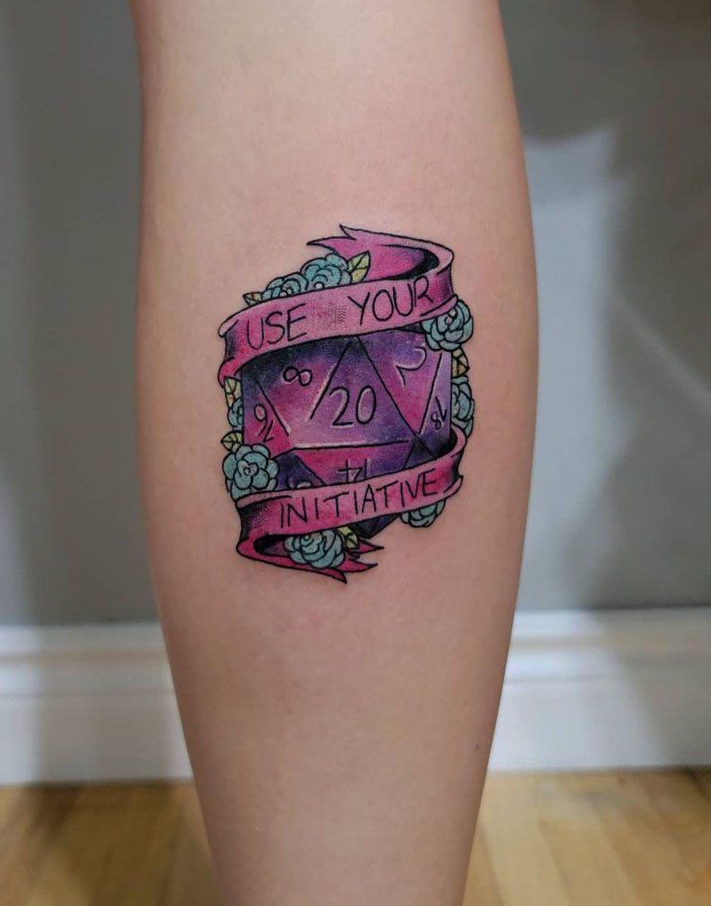 30 Pretty D20 Tattoos You Can Copy