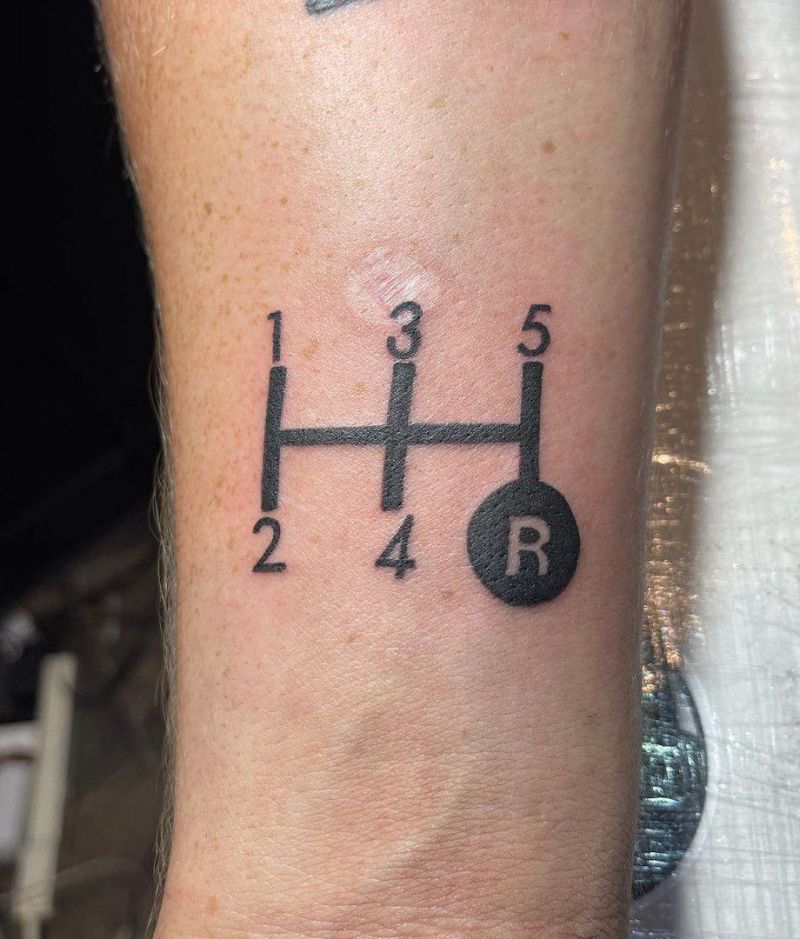 30 Gorgeous Gear Shift Tattoos to Inspire You