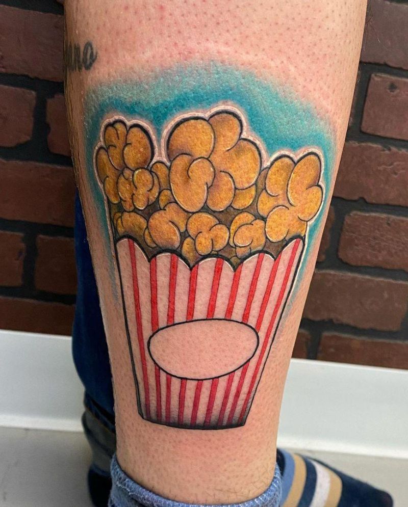 30 Pretty Popcorn Tattoos You Can Copy