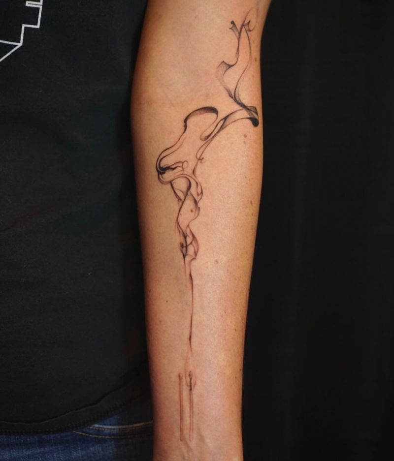 30 Elegant Smoke Tattoos to Inspire You