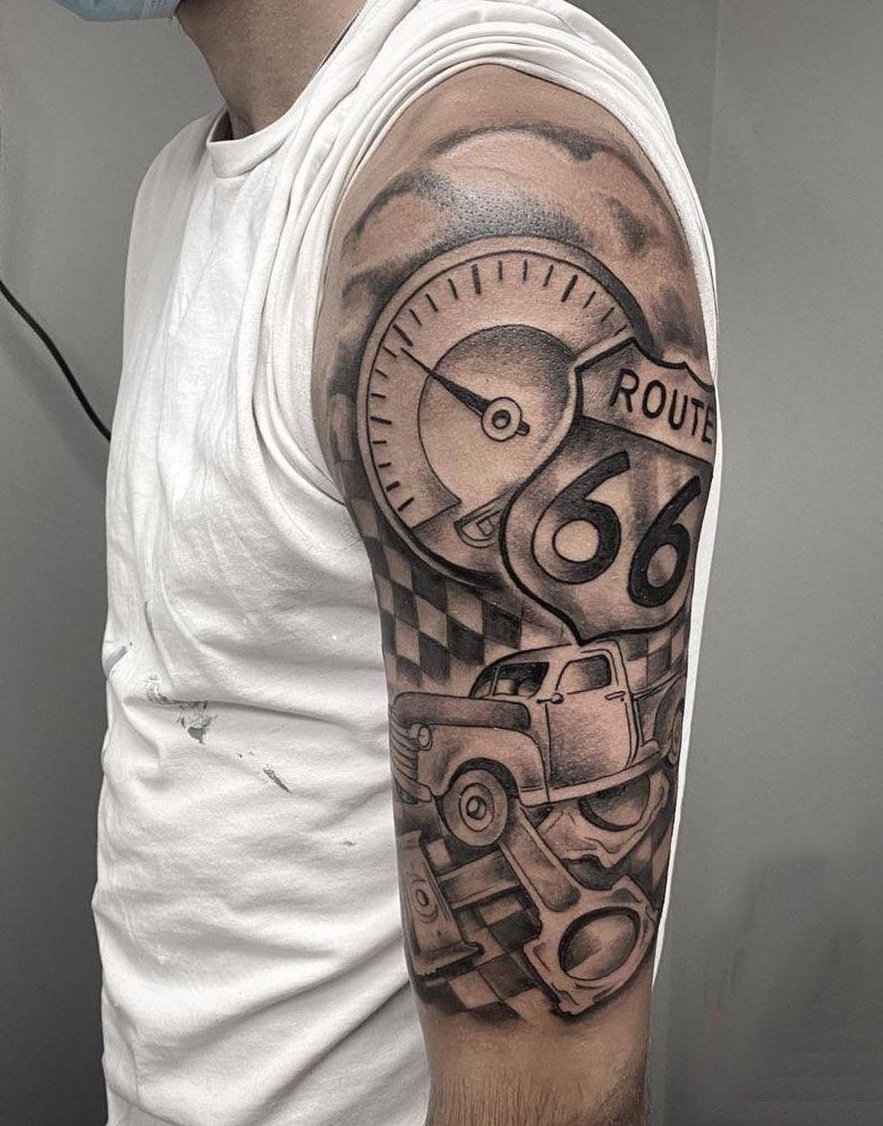 30 Excellent Speedometer Tattoos You Must Try